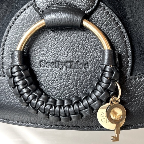 See By Chloé Hana Small Leather & Suede Crossbody - Picture 12 of 13